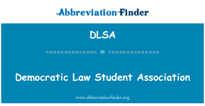 DLSA: جمہوری قانون سٹوڈنٹس ایسوسی ایشن