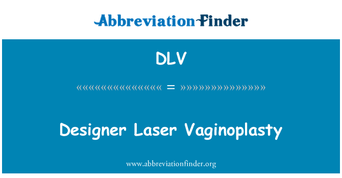 DLV: Vaginoplastie designer Laser