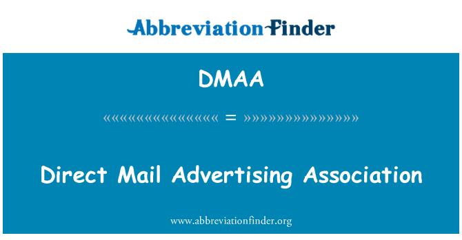 DMAA: 直接郵寄廣告協會