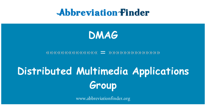 DMAG: AG verteilte Multimedia-Anwendungen