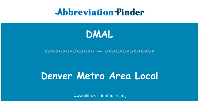 DMAL: Místní oblast metra Denver