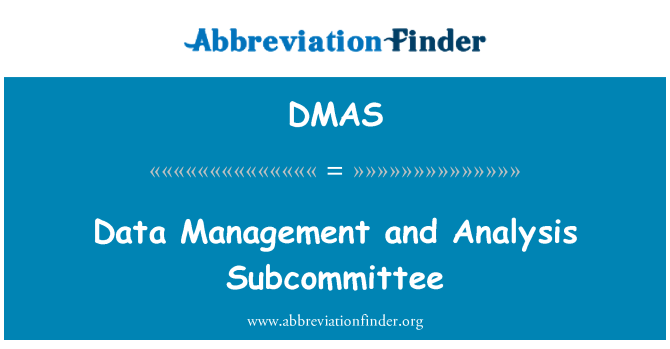 DMAS: Done Gestion Et du analiz