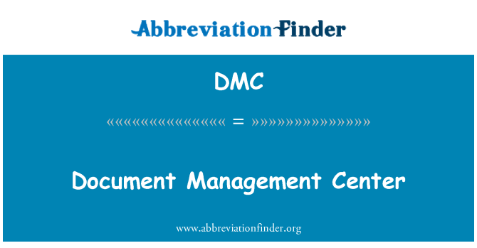 DMC: Centro di gestione documenti
