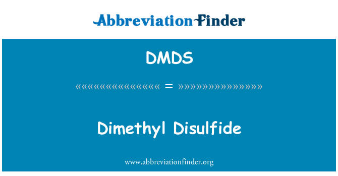 DMDS: Disulfide dimetil