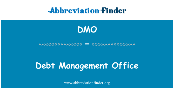 DMO: 債務管理辦公室