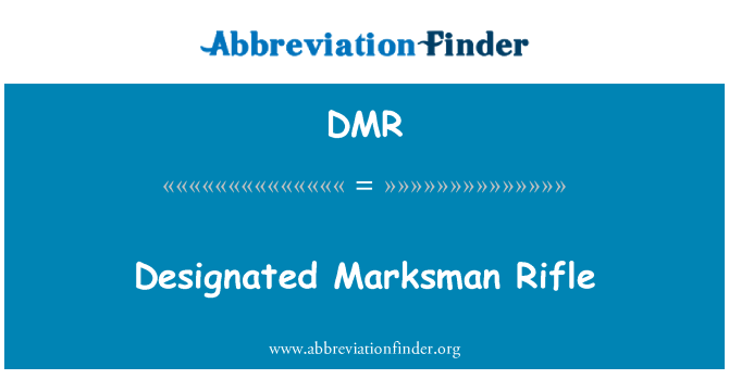 DMR: Sparati minn xkubetta Marksman nominati