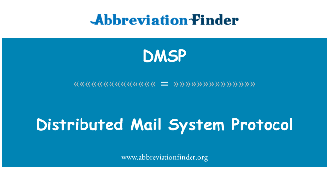DMSP: Protokoll for distribuerte e