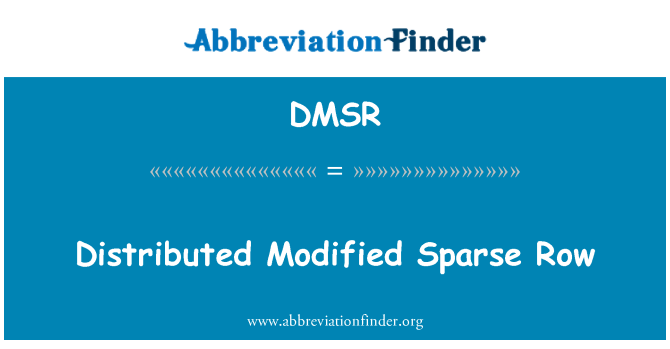 DMSR: Distribuerade modifierade glesa rad