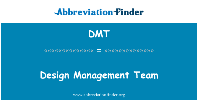 DMT: Design Management tým