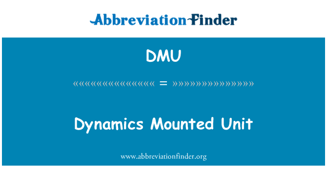 DMU: Dynamics Mounted Unit
