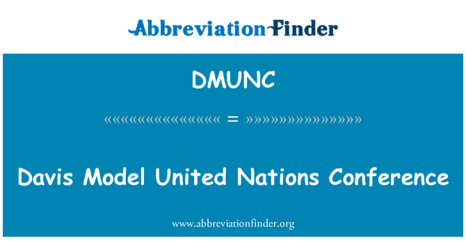 DMUNC: Davis मॉडल संयुक्त राष्ट्र सम्मेलन