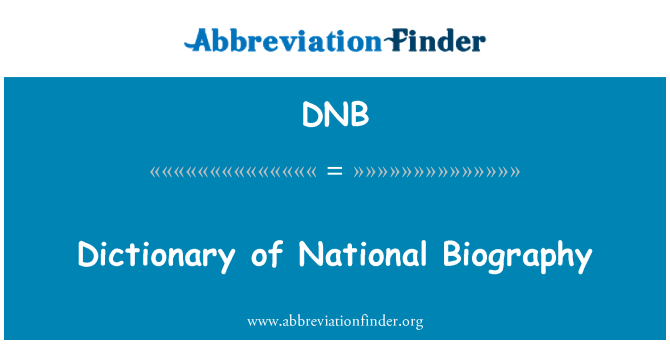 DNB: Slovník národní biografie
