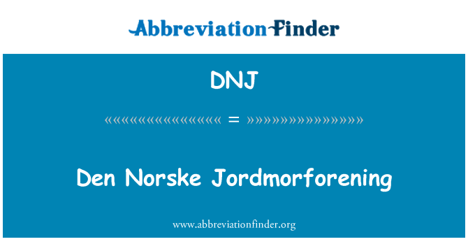 DNJ: Den Norske Jordmorforening