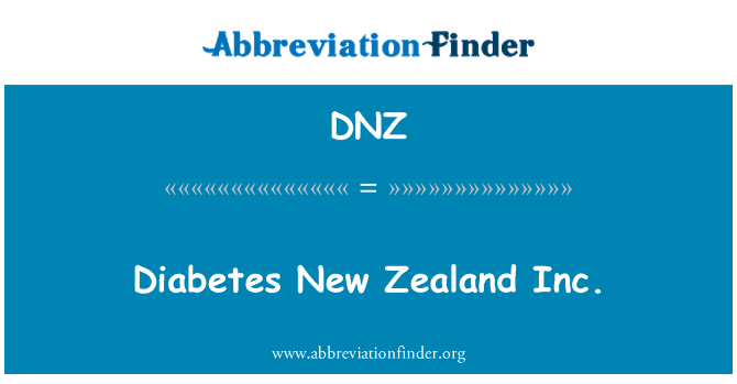 DNZ: Diabetes New Zealand Inc.