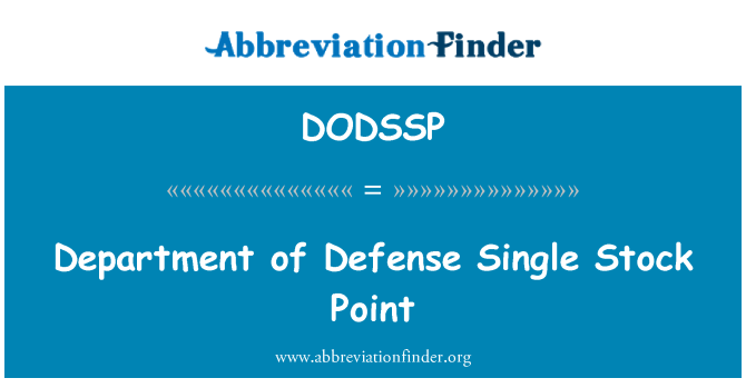 DODSSP: Depatman defans Unique Point machandiz
