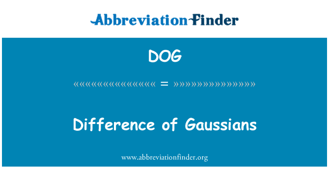 DOG: Perbedaan Gaussians