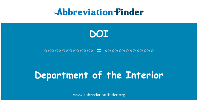 DOI: Dipartimento degli interni