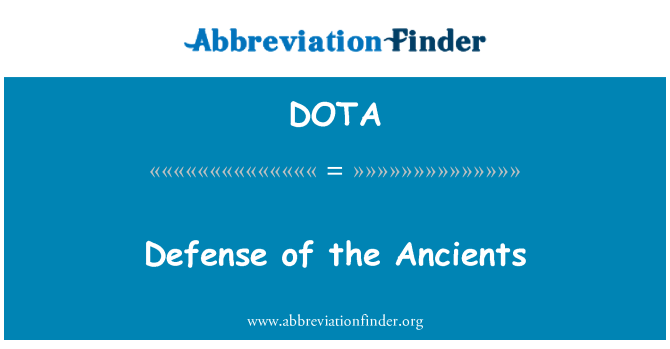 DOTA: Obrany Ancients