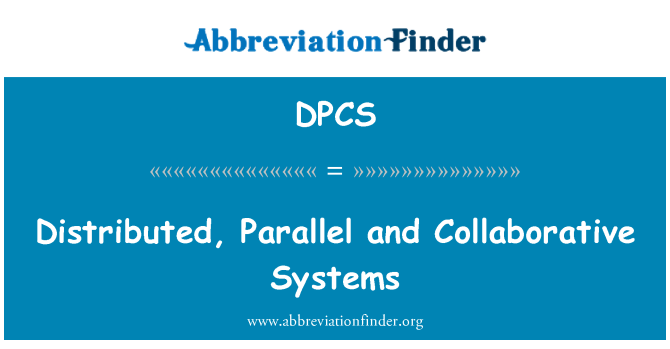 DPCS: Sistemas distribuidos, paralelos y colaborativos