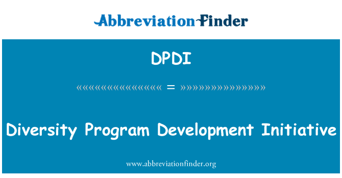 DPDI: Iniziativa di sviluppo del programma di diversità