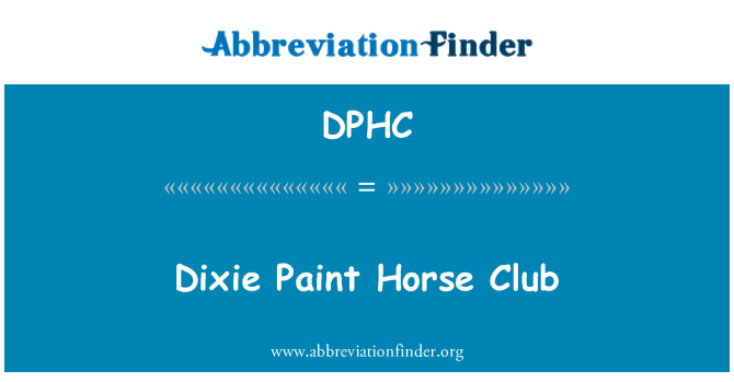 DPHC: Dixie maali Horse Club