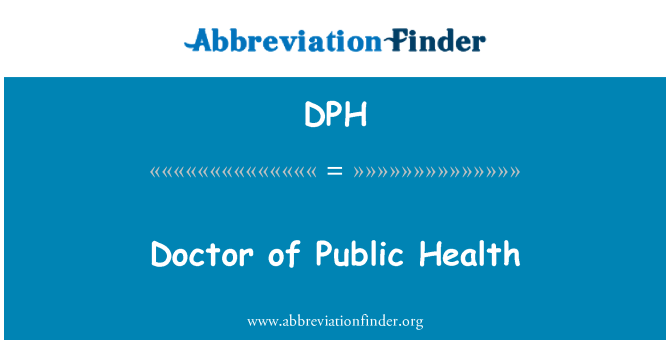 DPH: Orvos, állami egészségügyi