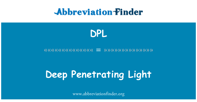 DPL: Profonda luce penetrante