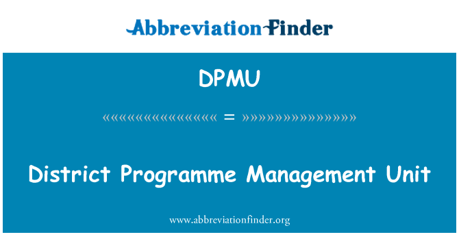 DPMU: Rajona programmas vadības vienība
