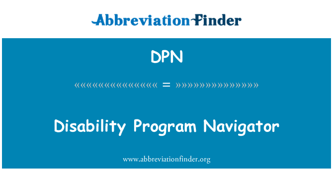 DPN: Maladi/enfimite pwogram navigatè