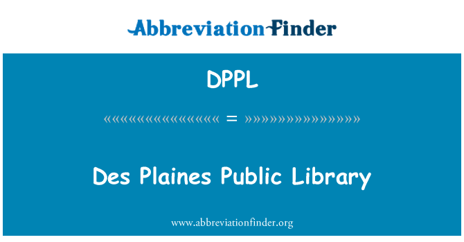 DPPL: Des Plaines Public Library