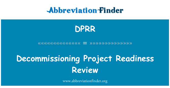 DPRR: Desmantellament projecte preparació examen
