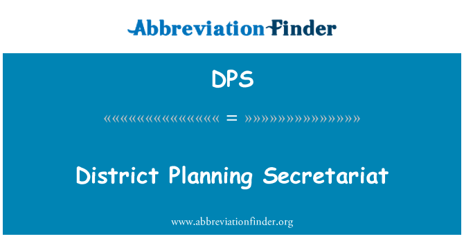 DPS: Okresný sekretariát plánovanie