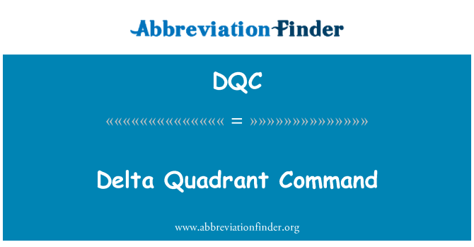 DQC: Delta kadran kòmand