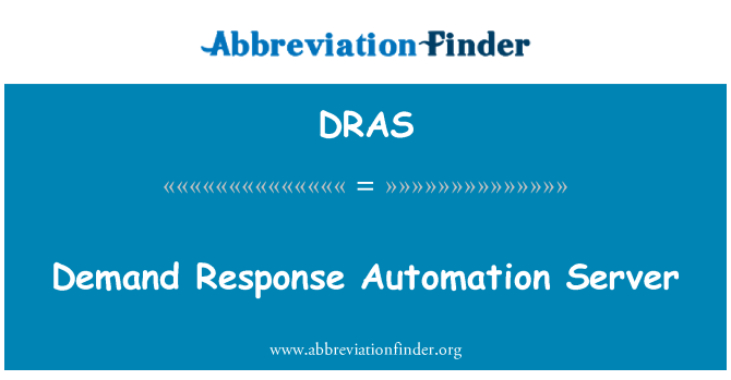 DRAS: Igény szerint válasz Automation kiszolgáló