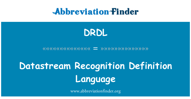 DRDL: שפת הגדרת זיהוי ההייבריד