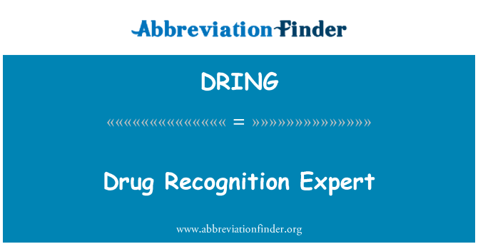 DRING: Drug erkenning Expert