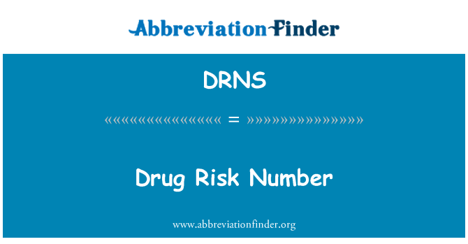 DRNS: 마약 위험 수
