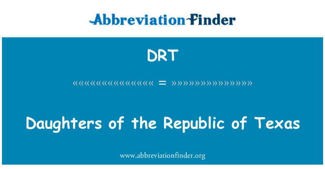 DRT: Ulied tar-Repubblika ta ' Texas