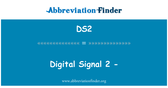 DS2: Siyal digital 2-