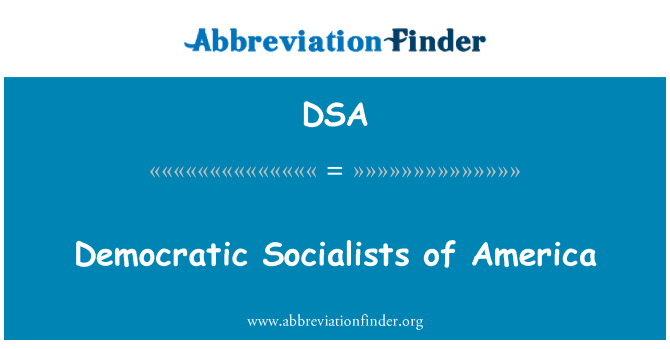 DSA: Demokratische Sozialisten Amerikas