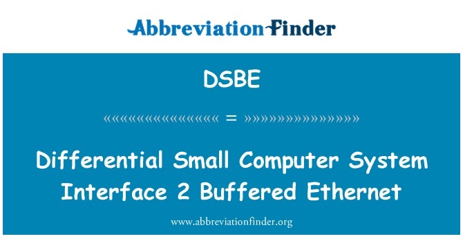 DSBE: Ethernet clustogi'n rhyngwyneb 2 System cyfrifiadur bach gwahaniaethol