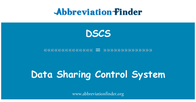 DSCS: Sistema de Control de intercambio de datos