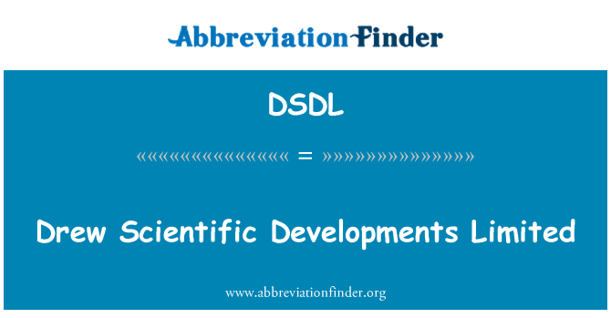 DSDL: Drew bilimsel gelişmeler Limited