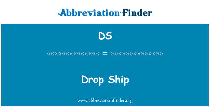 DS: Drop brod