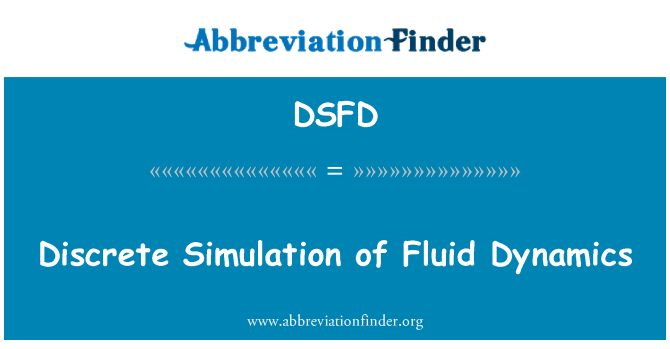 DSFD: Diskretna simulacija Fluid Dynamics