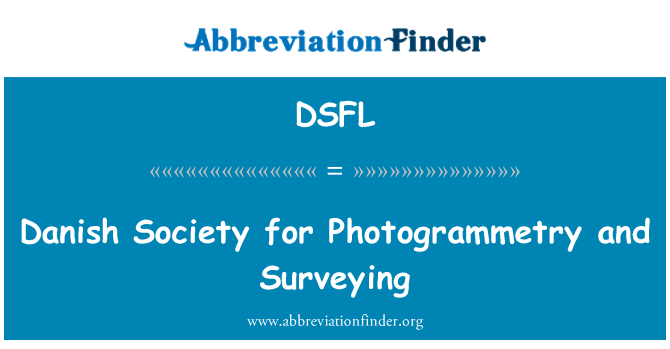 DSFL: Soċjetà Daniża għall-Photogrammetry u s-sorveljanza