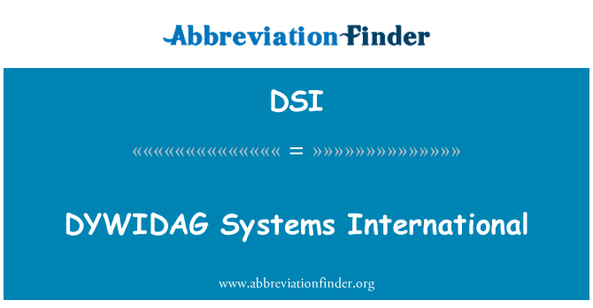 DSI: DYWIDAG Systems International