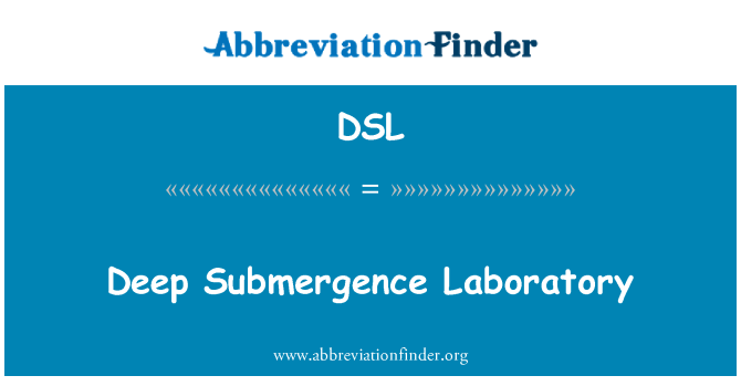 DSL: Makmal Submergence yang mendalam