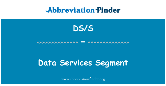DS/S: Szolgáltatások szegmens