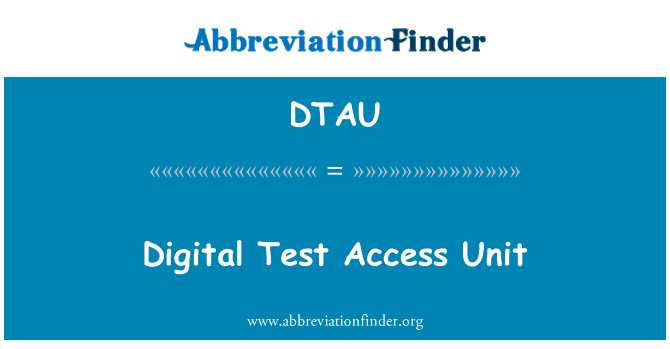 DTAU: Unitat d'accés digital prova